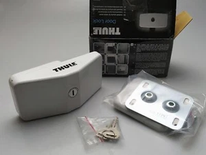 Thule Door Lock blanco para autocaravana y autocaravana seguridad bloqueo de puerta - Imagen 1 de 3