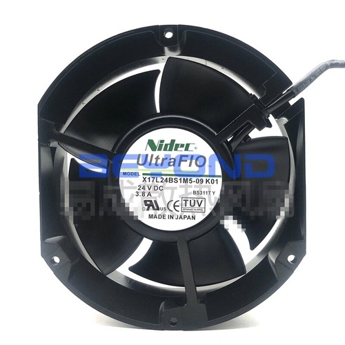 Nidec X17L24BS1M5-09 K01 24V DC 3.8A Cabinet Inverter Cooling Fan - Foto 9
