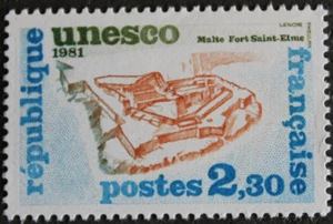 Timbre de service - FRANCE - UNESCO - Fort St Elme MALTE - Neuf ** - YT70 -1981 - Picture 1 of 1
