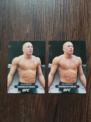 2 card Georges St-Pierre 2016 Topps UFC High Impact BASE #36 - Image 1 of 2
