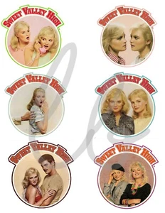 6 adesivi alti Sweet Valley - Foto 1 di 1