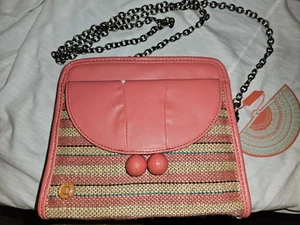 Pretty and original Red or Dead Coral handbag - Picture 1 of 9