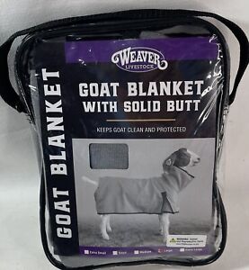 Weaver Livestock Goat Blanket w/Solid Butt - (Large Grey)