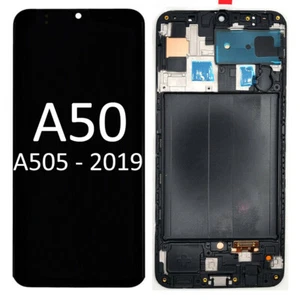 Samsung Galaxy A50 A505 2019 LCD Screen & Touch Screen with Frame Assembly Part - Zdjęcie 1 z 2