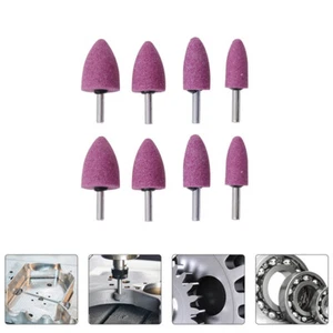 8 Pcs Grinding Wheel Abrasive Polishing Head Heads for Rotary Tools - Picture 1 of 12