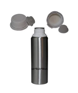 Polished Aluminum Bottles for cosmetic, essential oils & chemicals - 250 ml - FS - Picture 1 of 1