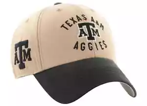 '47 Adult Texas A&M Aggies Khaki Dusted Abilene MVP Adjustable Hat - Picture 1 of 4