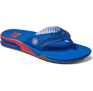 Gr. 9 Chicago Cubs REEF offiziell lizenzierte MLB Herren Flaschenöffner Sandalen - Bild 1 von 4