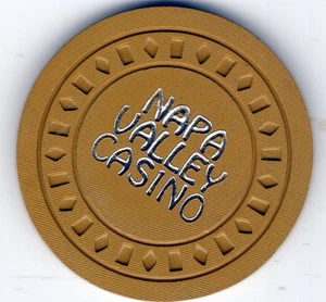 Sala de cartas: Napa Vally Casino 50 centavos; American Canyon, California Red - Imagen 1 de 2
