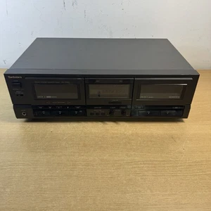 Vintage Technics RS-TR165 Doble Doble Doble Cassette Deck HiFi Funcionando - Imagen 1 de 11