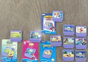Lot of 10 VTech V.Smile blues clues Spider-Man Various Learning Game Cartridges - Picture 1 of 5