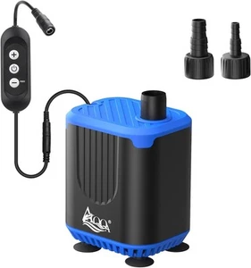 AQQA Aquarium Water Pump, DC12V 2200L/H Submersible Water Pump with Controller - Picture 1 of 6
