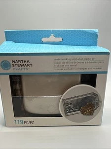 Martha Stewart Crafts Metalworking Alphabet Stamp Set - Picture 1 of 3