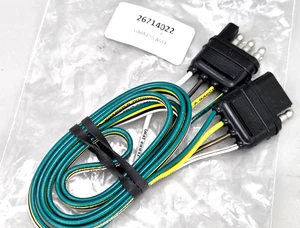 Arnés de cableado de remolque de 4' pasador plano de 4 vías 26714022 extensión coleta UHAUL EE. UU. - Imagen 1 de 2
