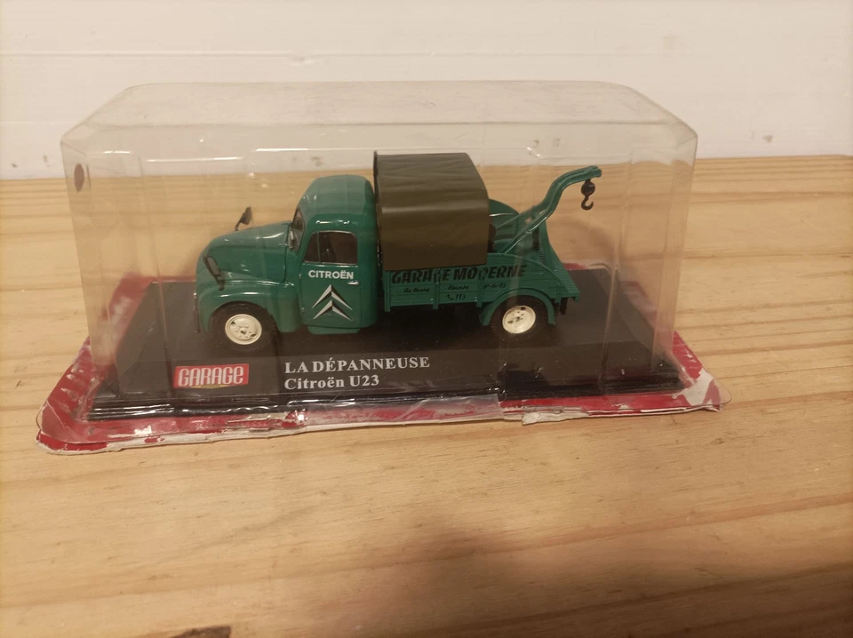 1/43 DEPANNEUSE CITROEN U23 / GARAGE MODERNE / IXO - Photo 1/4