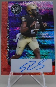 Shedeur Sanders 1/1 2024 Leaf Press Pass Colorado Buffaloes #20A-SS1 - Picture 1 of 2
