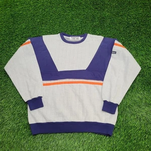 Vintage Wilson Tennis Sweatshirt Womens Large 21x24 Ribbed - Picture 1 of 10
