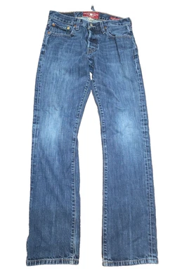 Lucky Brand 221 Original Straight Leg Button Fly Medium wash Jeans 28x32 Blue - Image 1 of 4