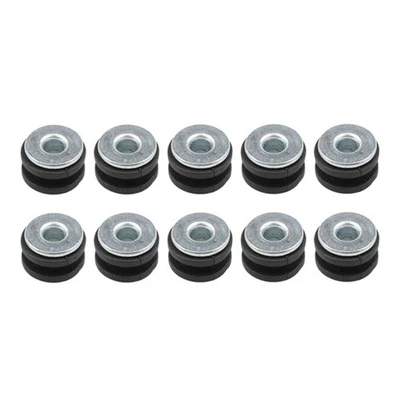 10 × Motorcycle Fairing Rubber Grommets Bolt Pressure Relief Cushion Shockproof — 第 1/4 张图片