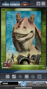 Star Wars Card Trader Die dunkle Bedrohung Poster Jar Jar Binks EPIC *DIGITAL* - Bild 1 von 2