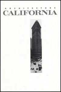 Architecture California: Architecture and Photography (Volume 14 No. 1 May 1992) - Picture 1 of 3