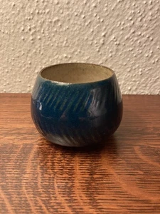 Royal Copenhagen MCM Danish Stoneware: Eva Stæhr-Nielsen, Vibrant Blue Glaze - Picture 1 of 11
