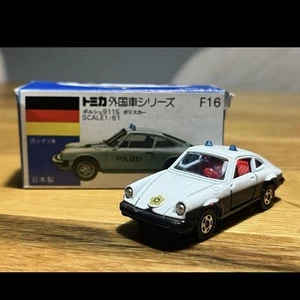 Tomica Blue Box F16 Porsche 911S Police Car Made in Japan - Picture 1 of 8