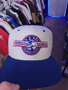 Gorra de béisbol profesional de colección ligas menores New Era modelo profesional visera Dupont años 90’s - Imagen 1 de 10