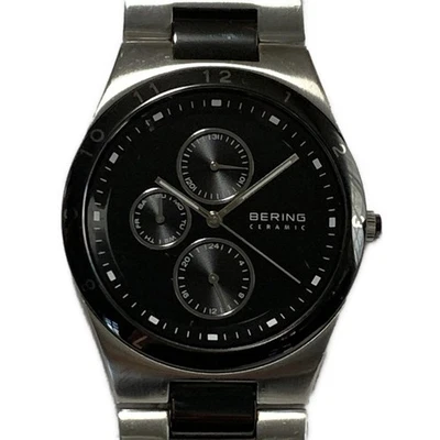 Подлинный BERING - 32339-742 неподтвержденный Серебряный черный мужские наручные часы - Изображение 1 из 4