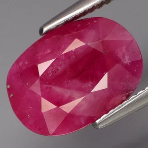 6.36Ct.Museum Gem! Natural BIG Top Red Pink Normal Heated Ruby Mozambique - Picture 1 of 4
