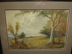GEOFF H. FLAVELLE ORIGINAL WATERCOLOR LISTED AMERICAN PENNSYLVANIA ARTIST - Picture 1 of 5