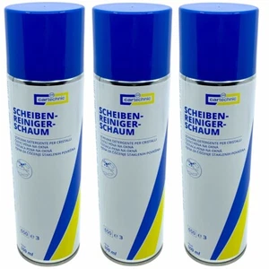 Pulitore Per Vetri Cartechnic Attivo Pulitore Per Vetri Schiuma 3 X 500 Ml - Foto 1 di 2