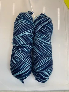 Southern Belle Mill End Yarn 11 oz. Dusk/Shaded Blues 3- 4 ply worsted Acrylic. - Picture 1 of 1