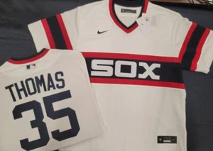 30425 CHICAGO WHITE SOX Thomas Fisk 100% REAL Vintage CAMISETA RETROCESO NUEVA CON ETIQUETAS - Imagen 1 de 14