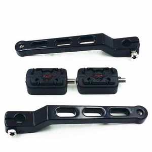 Black Skull Heel Toe Gear Shift Lever Peg For 86-12 Harley Softail Touring FLHT - Picture 1 of 6