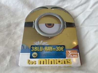 Minions Limited Edition Collectors Steelbook Blu-ray DVD New Sealed FR Import - Image 1 of 2