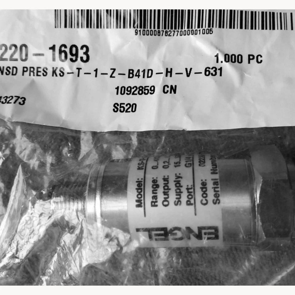 1PCS NEW Pressure Sensor KS-T-1-Z-B41D-H-V-631 02220-1693 #YP1 - Image 1 of 1