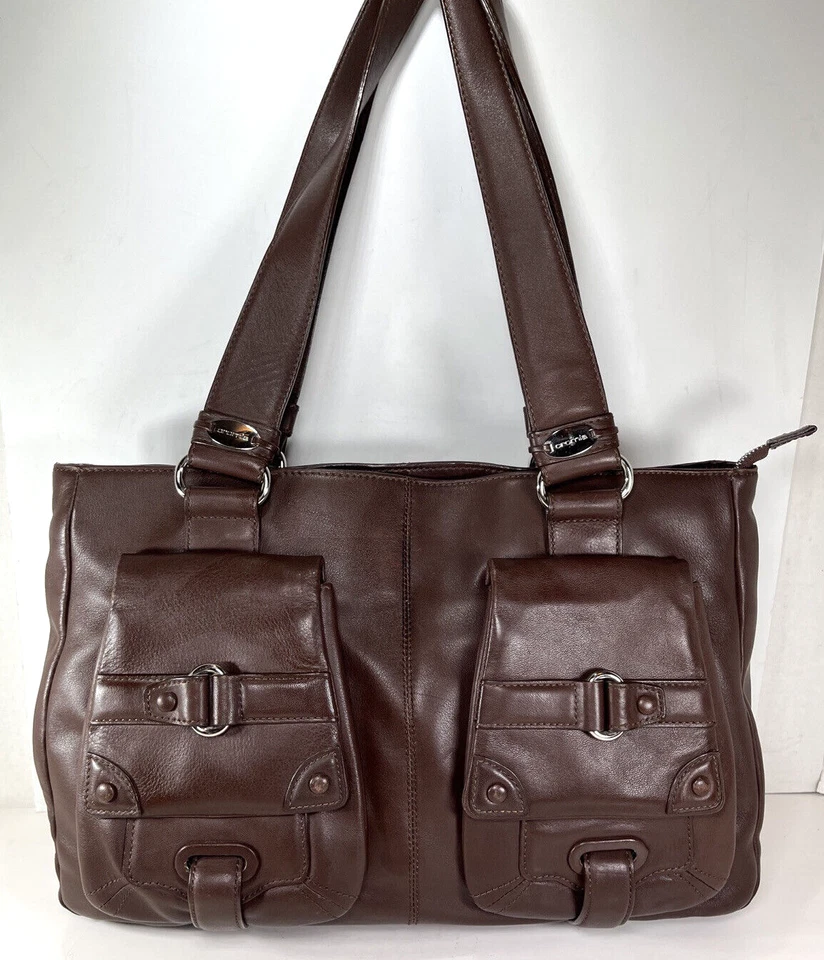 Cromia Chocolate Brown Soft Leather Tote Shoulder Bag - Made in Italy - Image 1 of 4