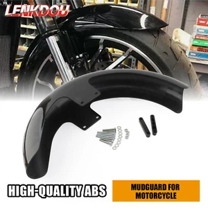 21" Front Wrap Fender For Harley Touring Road King Street Glide FL Custom Bagger - Foto 1 di 9