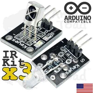3 x Infrarot IR Empfänger & IR Sender Starter Kit - Arduino Raspberry Pi TTL - Bild 1 von 1
