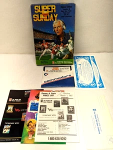 Super Sunday Commodore 64 / 128 C64 Computer Video Game Deluxe Edition #48855 + - Picture 1 of 8