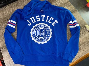 Just a size 16 Blue Red White athletic hoodie Sweatshirt - Picture 1 of 6