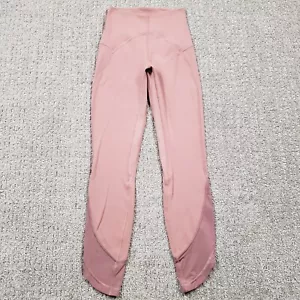 Lulululemon Unlimit Hochhaus eng 25" Netzgröße 2 gewürzt Chai pink - Bild 1 von 11