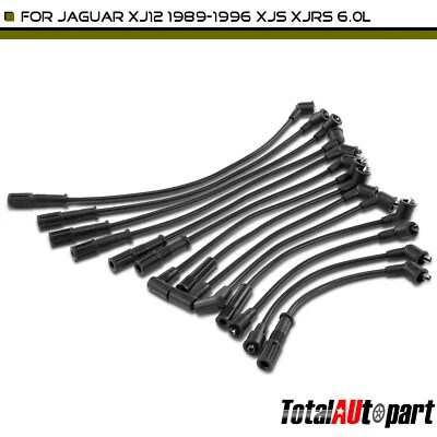 Juegos de cables de bujía nuevos 14 piezas para Jaguar XJ12 1989-1992 1994-1996 XJRS XJS 8 mm Foto 1 de 4