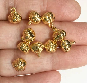 10 piezas de dije calabaza tono dorado 9x8x7,5 mm, dije calabaza tono dorado - Imagen 1 de 1
