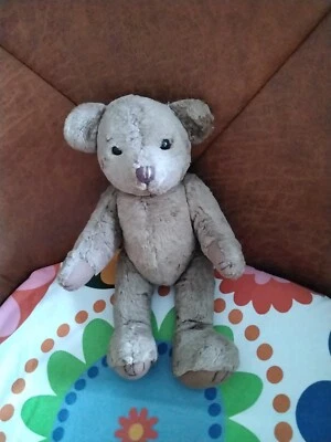 Ours Peluche Articulé  Vintage 30 Cms - Photo 1/4