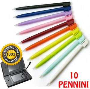 Lot De 10 Plumes pour Console Nintendo DS 3DS Écran Tactile Stylus Lite XL Jeu - Photo 1/1