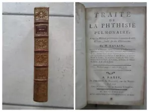 RAULIN : TRAITE DE LA PHTISIE PULMONAIRE, 1782. - Imagen 1 de 19