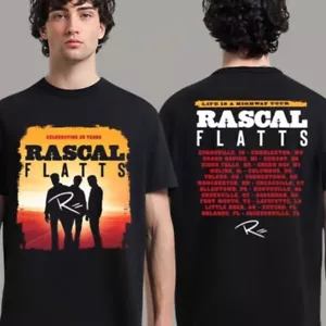 Rascal Flatts Life Is A Highway Tour 2025 Unisex T-Shirt - Picture 1 of 3