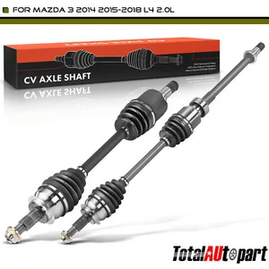 2x CV Axle Assembly for Mazda 3 2014 2015 2016 2017 2018 2.0L Front Left & Right - Picture 1 of 8